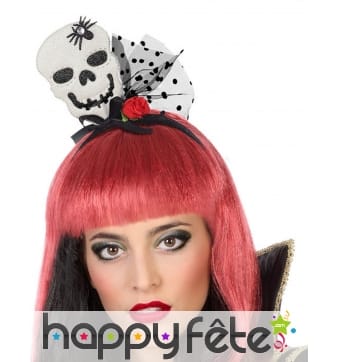 Serre-tête tête de mort pour adulte