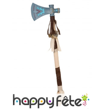Tomahawk amérindien coloré 45cm
