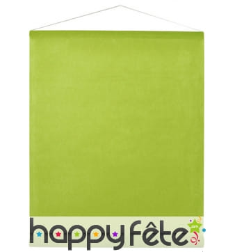 Tenture anis décorative tissu de 12 m