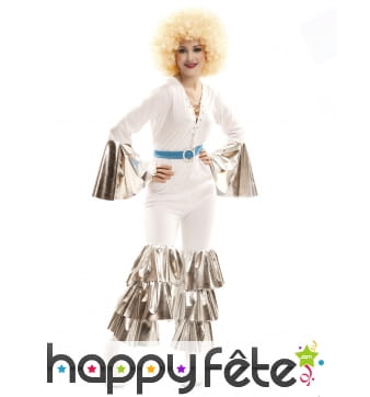 Tenue blanche disco pour femme