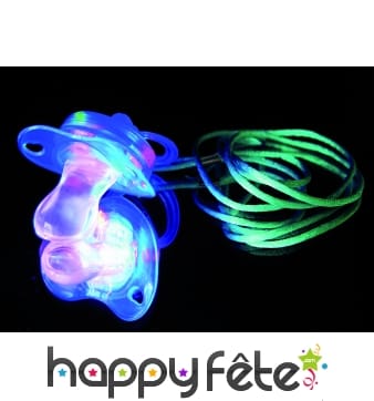 Tetine clignotante bleu