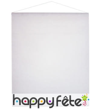 Tenture décorative blanc