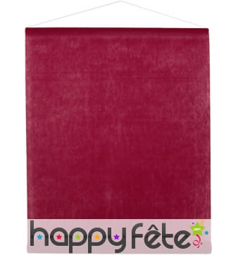 Tenture décorative bordeaux