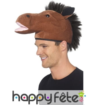 Tête de cheval brune