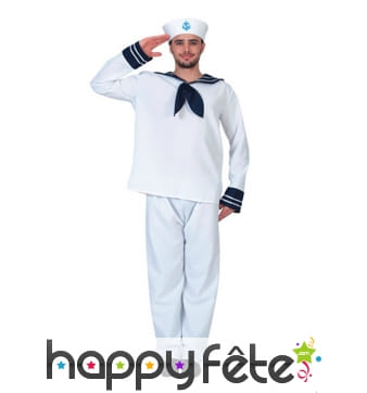 Tenue de marin pour homme adulte