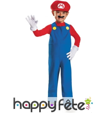 Tenue de Mario pour garçon