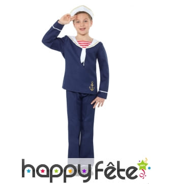 Tenue de petit matelot pour enfant
