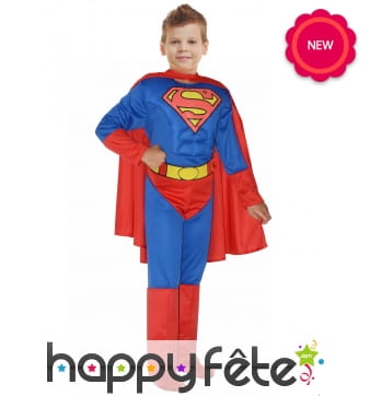 Tenue de Superman musclé pour enfant