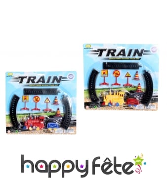 Train et rail à clef pour enfant