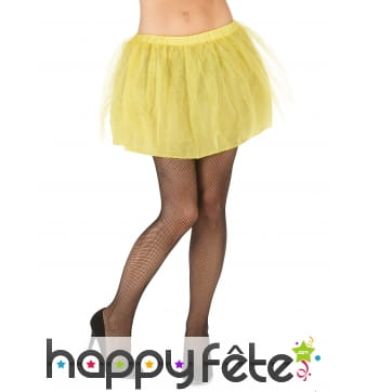 Tutu jaune et jupon opaque
