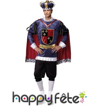 Tenue luxe de roi de France