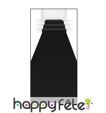 Tapis noir de 60 x 450 cm