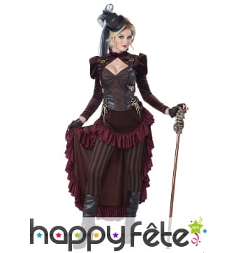 Tenue steampunk moulin rouge pour femme