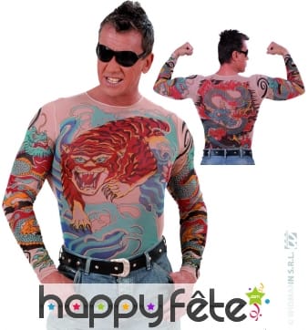 Tee-shirt tatouage homme