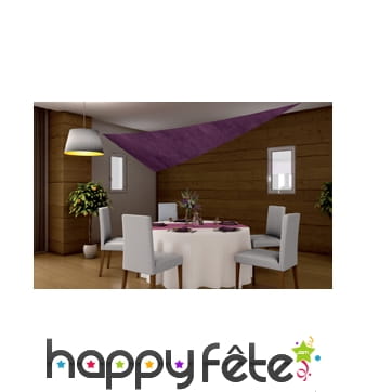 Tenture/voile prune de1.5 x 4 m