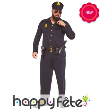 Uniforme de policier grande taille