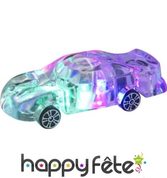Voiture de course lumineuse
