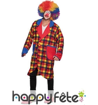Veste démesurée de Clown multicolore pour homme