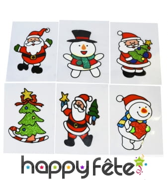 Vitrostatique de Noël en 3D