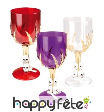 Verre gothique coloré,