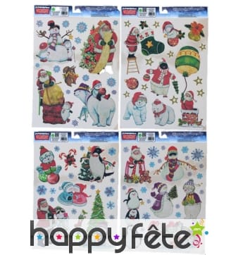 Vitro-statique de Noël, 38x30 cm