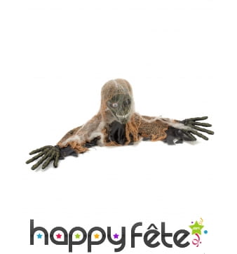 Zombie animé qui sort de terre, 32x120cm