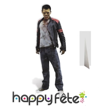 Zombie walking dead taille réelle en carton