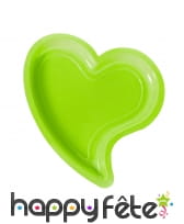 12 assiettes en forme de coeur, image 1