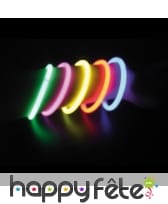 100 bracelets bleu lumineux d'ambiance, image 2