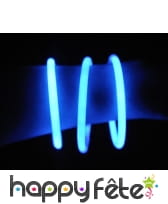 100 bracelets bleu lumineux d'ambiance, image 3