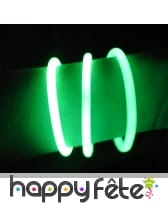 100 bracelets bleu lumineux d'ambiance, image 7