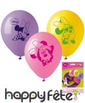 10 Ballons Minnie Mouse