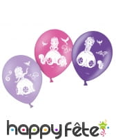 10 ballons princesse Sofia