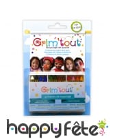 12 crayons de maquillage Grim tout