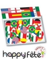 150 confettis de table drapeaux multi-nations, image 1