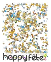 100g de confettis multicolores en papier, image 1