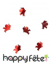 10g de confettis Père Noël rouge