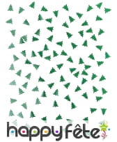10g de confettis sapin de Noël vert, image 1