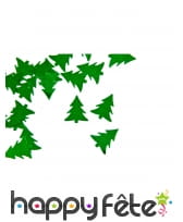 10g de confettis sapin de Noël vert, image 2