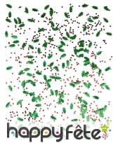 14g de confettis Houx de Noël, image 1