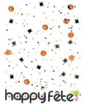 14gr de confettis de table araignée et citrouille, image 1