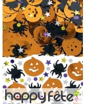 14gr de confettis de table araignée et citrouille, image 2