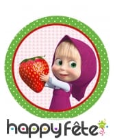 12 Décos Masha et Michka pour biscuits de 6 cm, image 4