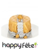 100g de pâte à sucre coloris argent, image 1