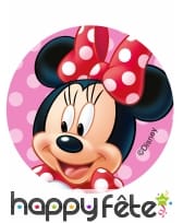 12 Décos pour biscuits Minnie de 6 cm en amidon, image 3