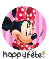 12 Décos pour biscuits Minnie de 6 cm en amidon, image 6