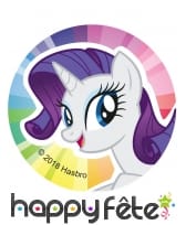 12 Décos pour biscuits My Little Pony, 6 cm, sucre, image 2