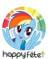 12 Décos pour biscuits My Little Pony, 6 cm, sucre, image 3