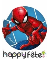 12 Décos pour biscuits Spiderman de 5,8 cm, amidon, image 2