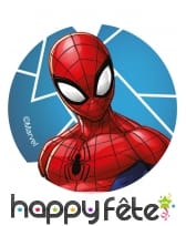 12 Décos pour biscuits Spiderman de 5,8 cm, amidon, image 4